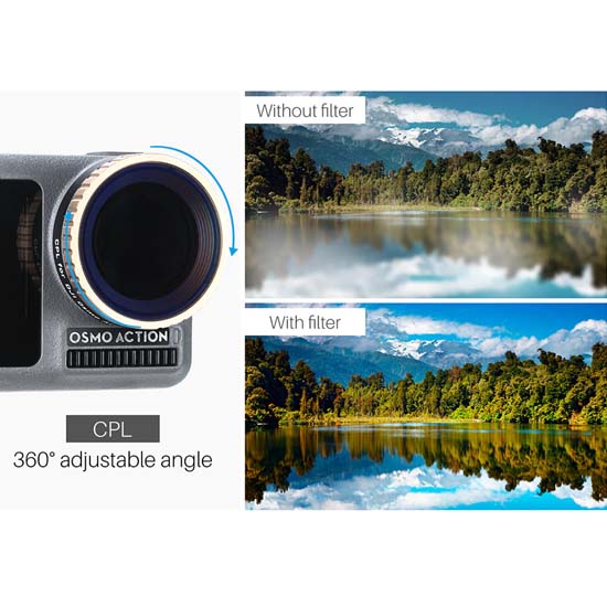 Ulanzi CPL Filter for DJI Osmo Action - Image 6