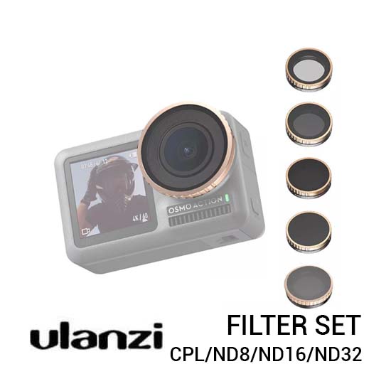 Ulanzi Filter for DJI Osmo Action - CPL/ND8/ND16/ND32