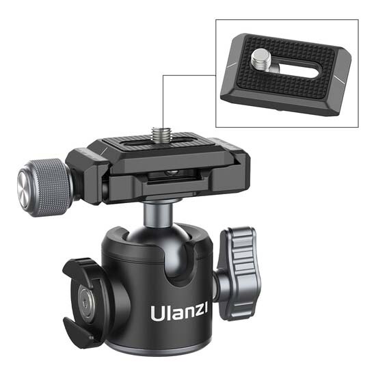 Ulanzi U-80L Ballhead with Side Cold Shoe - Image 8
