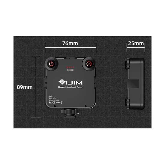 Ulanzi VIJIM VL81 Bi-Color LED Video Light - Image 4