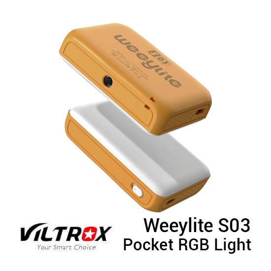 Viltrox Weeylite S03 Pocket RGB Light Vibrant Orange