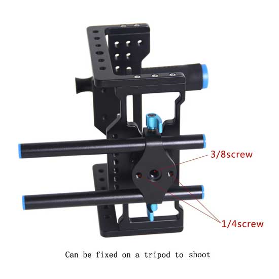 Yelangu Camera Cage for DSLR with Rod 15mm - Image 7