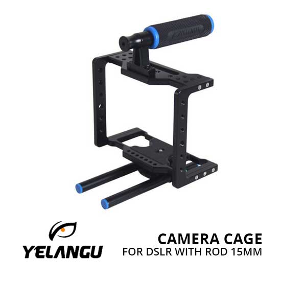 Yelangu Camera Cage for DSLR with Rod 15mm