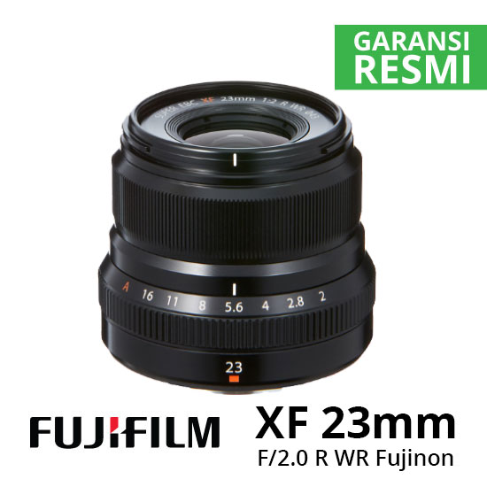 FUJINON XF 23mm f2.0 R WR Black