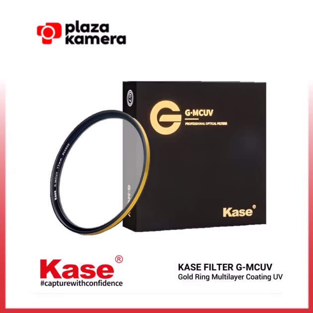 KASE FILTER G-MCUV Gold Ring Multilayer Coating UV Lens Filter