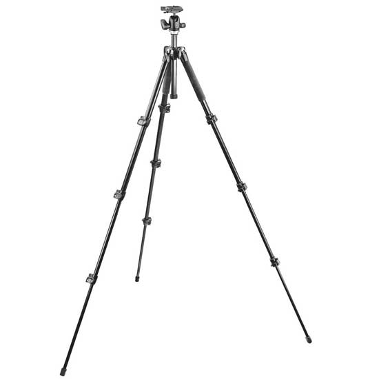 Manfrotto 293 Aluminium 4 Section Tripod Kit Ballhead - Image 2