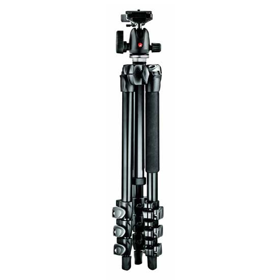Manfrotto 293 Aluminium 4 Section Tripod Kit Ballhead - Image 3