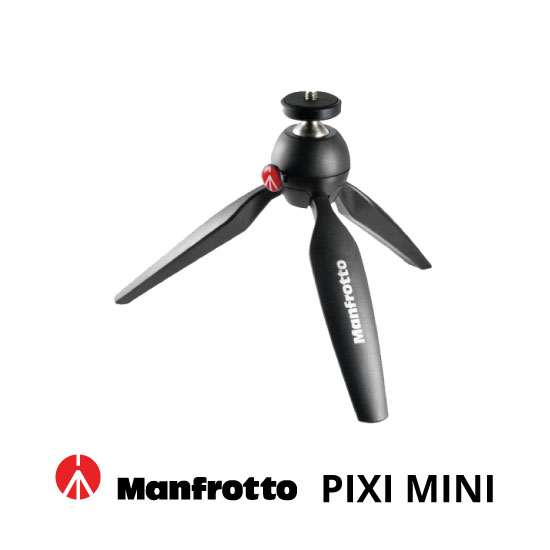 Manfrotto Pixi Mini Tripod Hitam