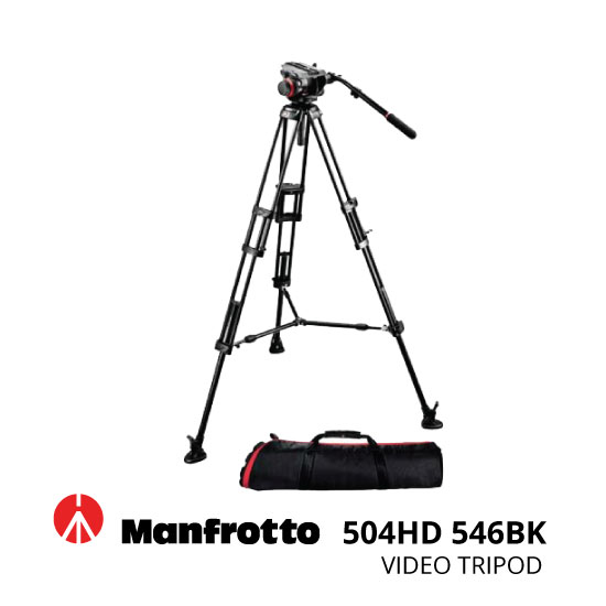Manfrotto Tripod Video 504HD 546BK