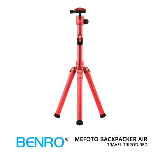 MeFOTO BackPacker Air Travel Tripod Red