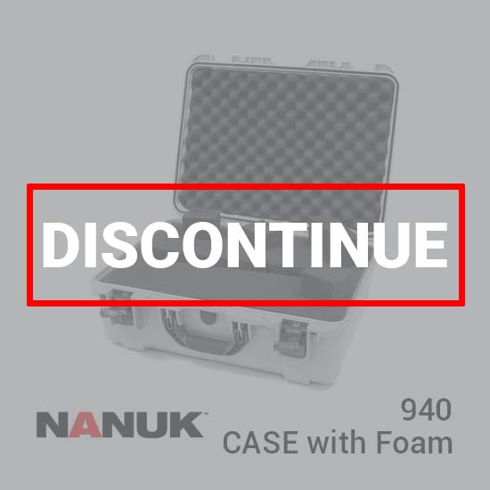 Nanuk 940 Case with Foam Silver