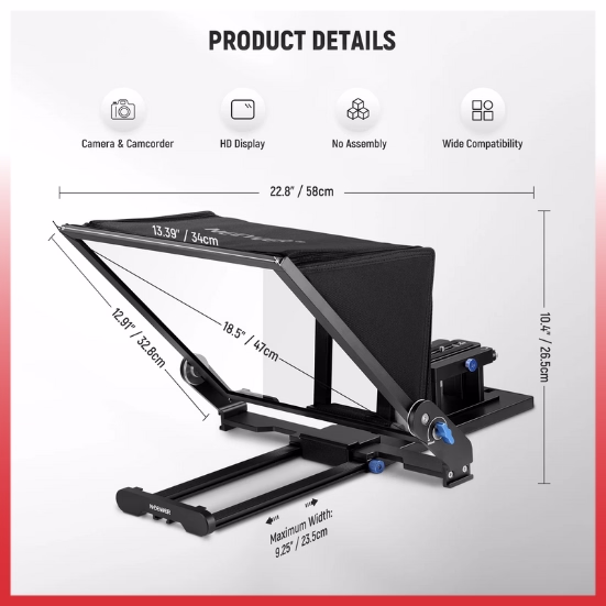 Neewer X17 II Teleprompter - Image 3
