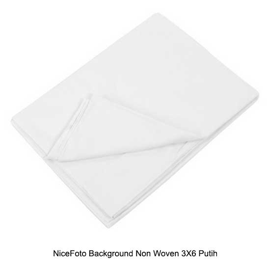 NiceFoto Background Non Woven 3X6 Putih - Image 2