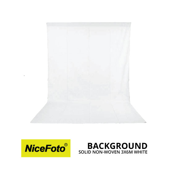 NiceFoto Background Non Woven 3X6 Putih