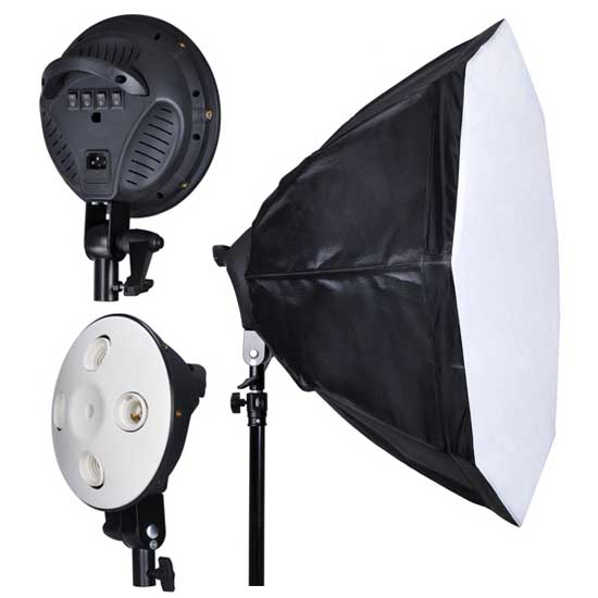 NiceFoto Socket Bulb G804D-2 with Softbox Octa 85cm - Image 2