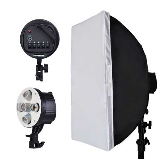 NiceFoto Socket Bulb G805A with Softbox 50x70cm - Image 2