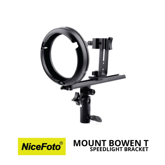 NiceFoto Speedlight Bracket Mount Bowen T