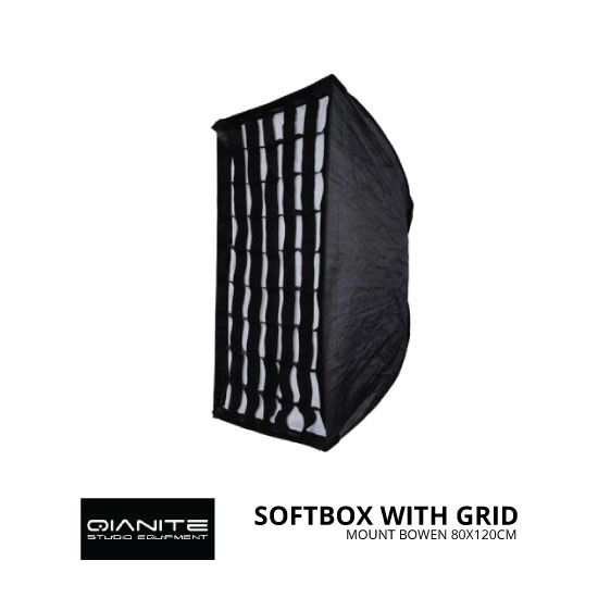 Qianite Softbox Mount Bowen 80x120 Grid