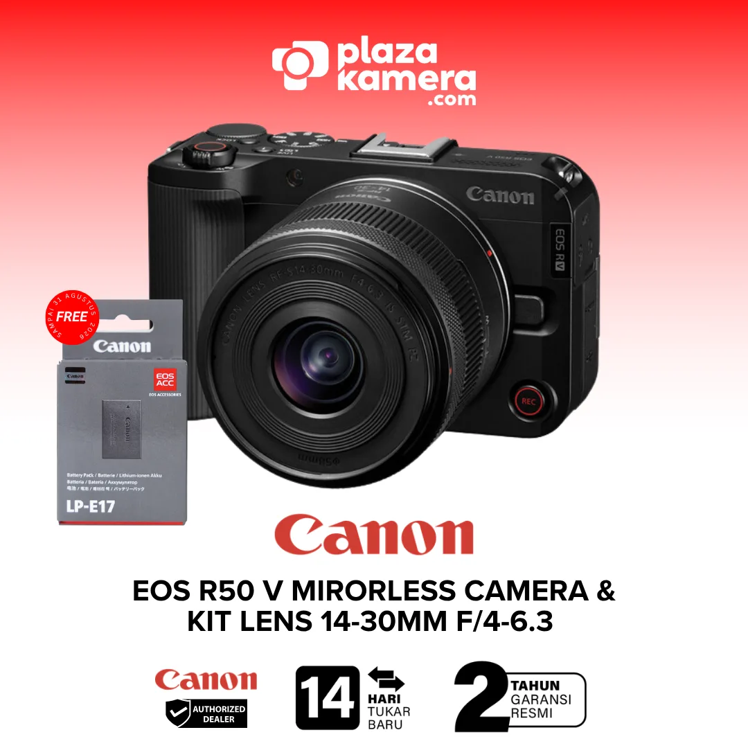 Canon R50V R50 V Mirorless Camera & Kit Lens RF-S 14-30mm F/4-6.3