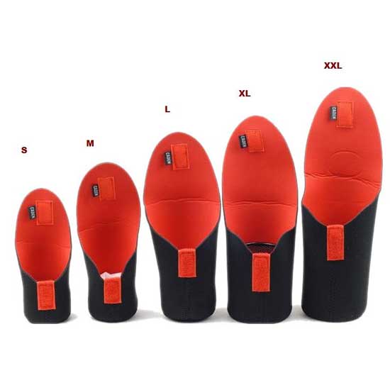 Red Neoprene Lens Pouch size XL - Image 3