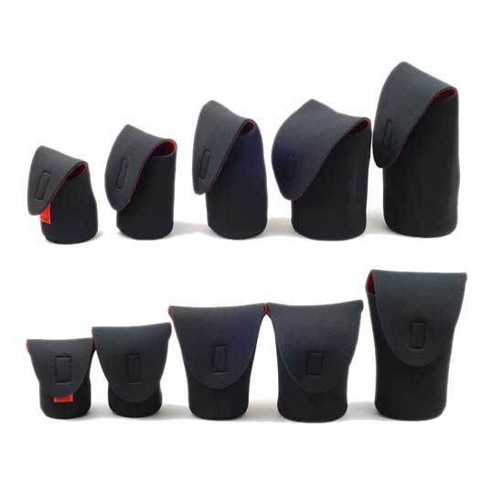 Red Neoprene Lens Pouch size XL - Image 4