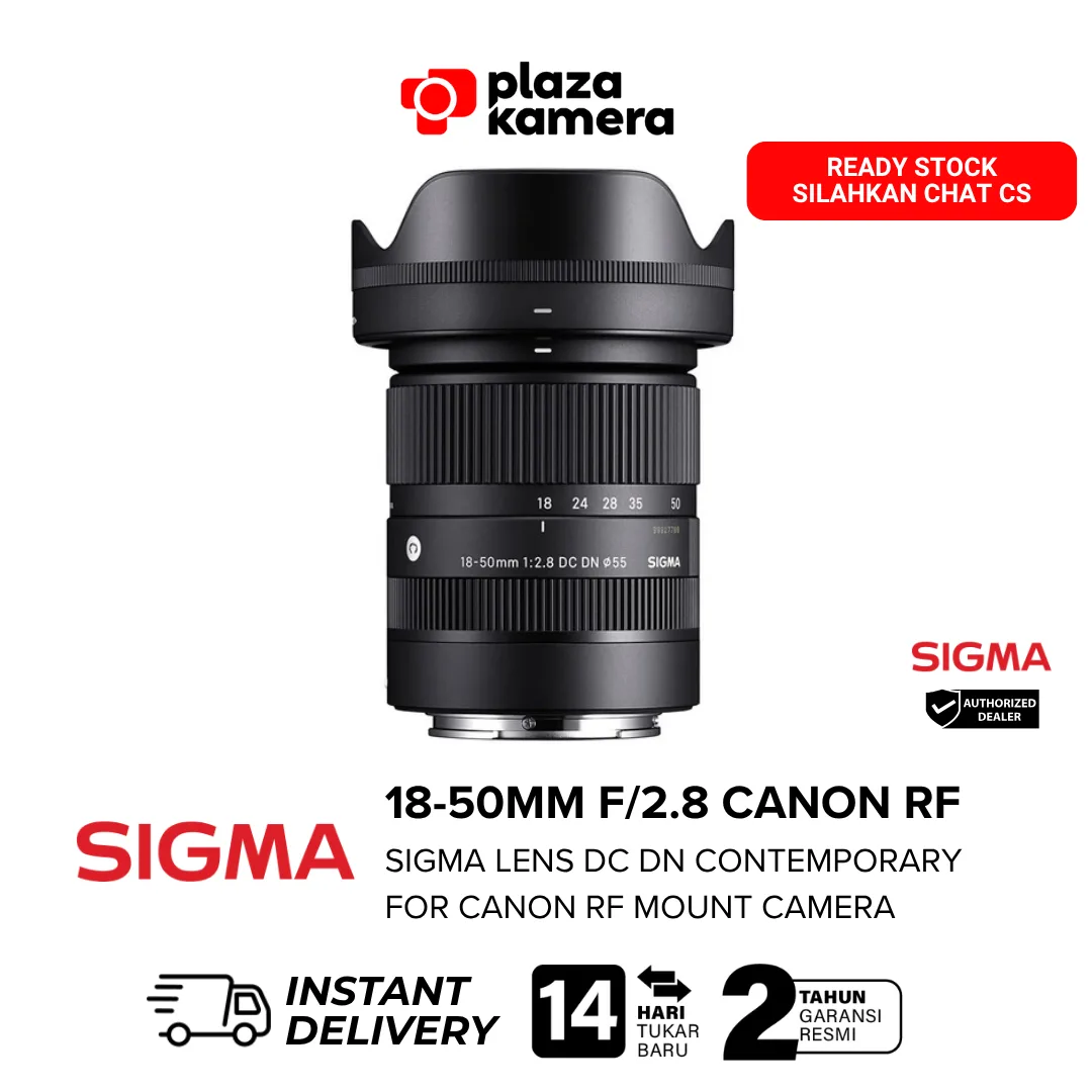 SIGMA-18-50mm-F2.8-CANON-RF tampak depan