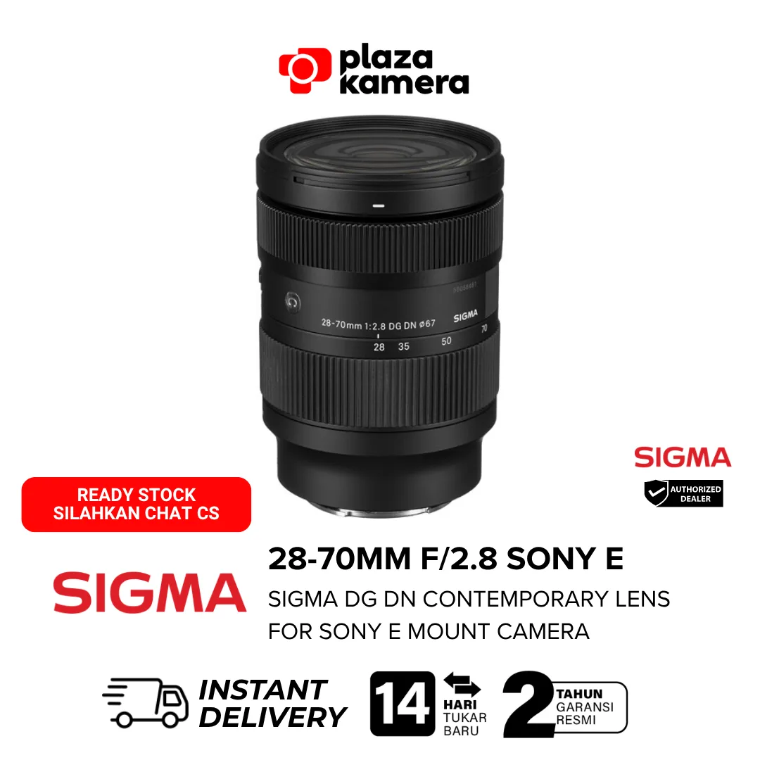 SIGMA-28-70MM-DG-DN-SONY-E-MOUNT tampak depan