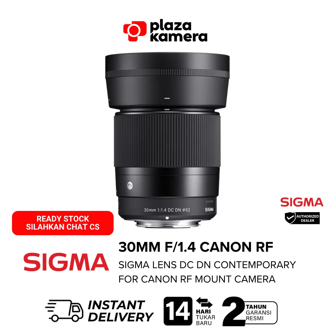SIGMA-30MM-F1.4-CANON-RF tampak depan