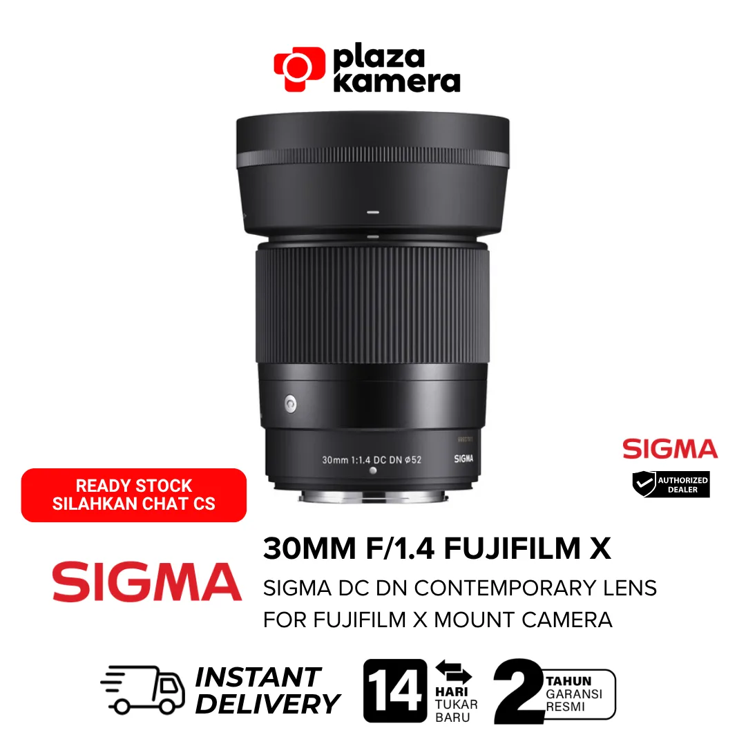 SIGMA-30MM-F1.4-DC-DN-FUJIFILM-X-MOUNT tampak depan