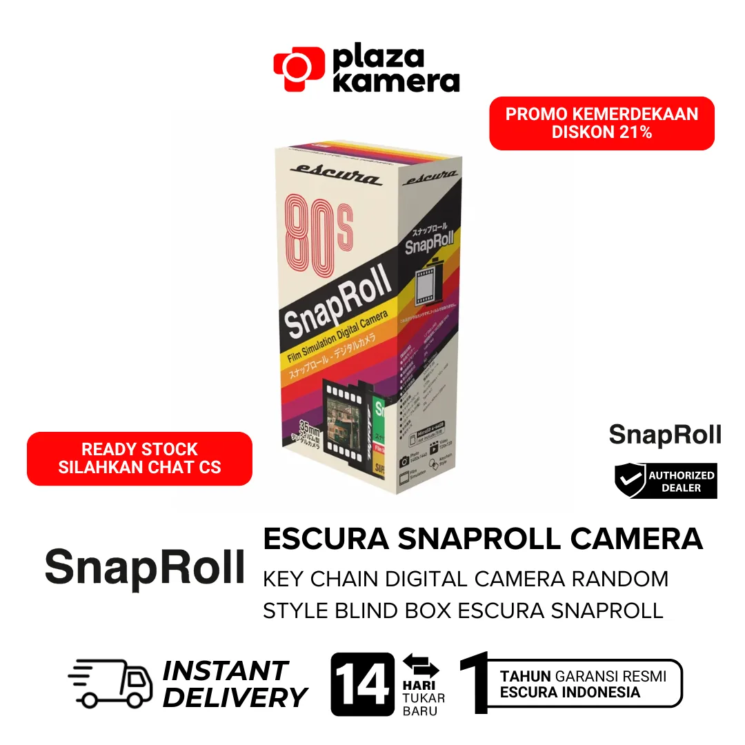 snaproll digital camera tampak depan