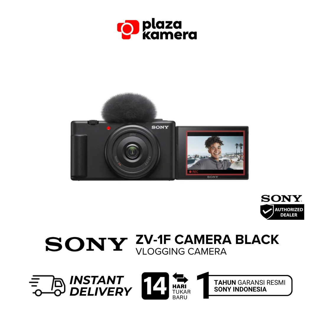 SONY ZV-1F VLOGGING CAMERA GARANSI RESMI