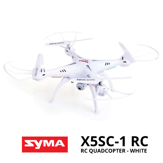 Syma X5SC-1 RC Quadcopter White