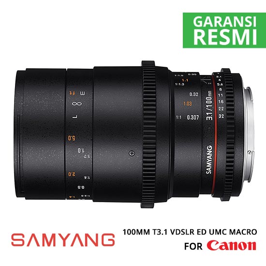 Samyang 100mm T3.1 VDSLR ED UMC MACRO for Canon