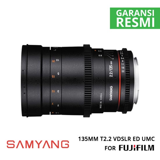 Samyang 135mm T2.2 VDSLR ED UMC for Fuji X