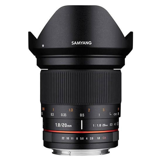 Samyang 20mm F1.8 ED AS UMC for Canon - Image 2