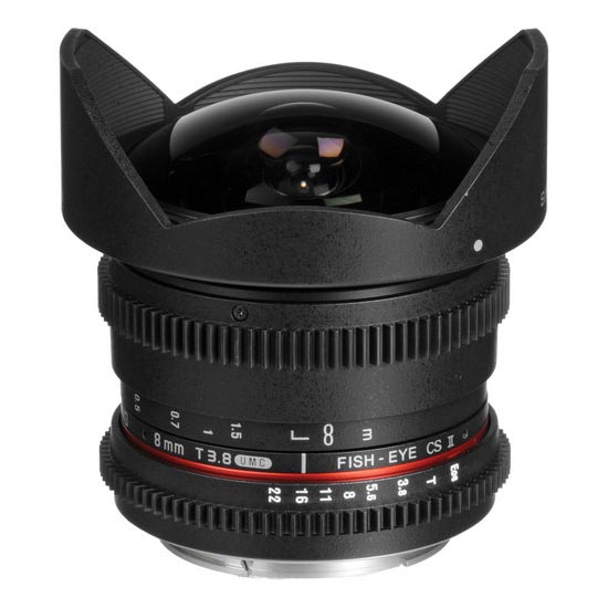 Samyang 8mm T3.8 VDSLR UMC Fish-eye CS II Detachable Hood for Canon - Image 3
