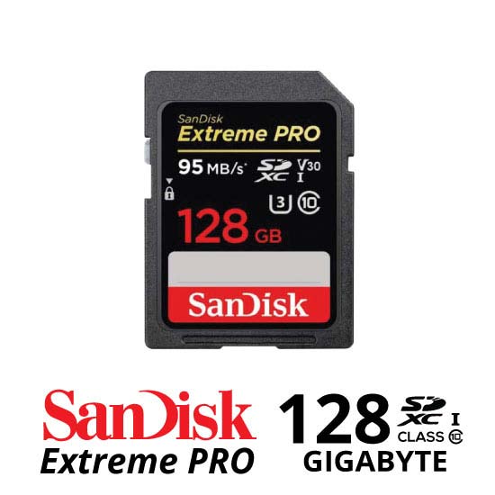 Sandisk Extreme Pro SDXC 95Mb/S - 128GB
