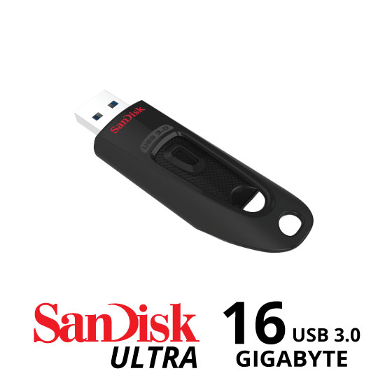 Sandisk Ultra USB 3.0 Flashdisk 16GB
