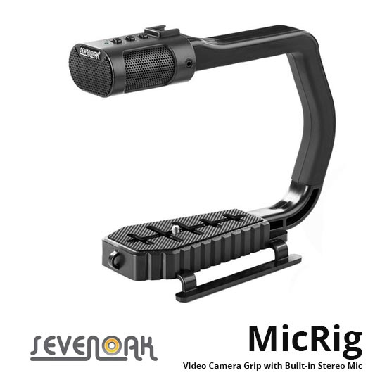 Sevenoak MicRig Video Camera Grip with Built-in Stereo Mic