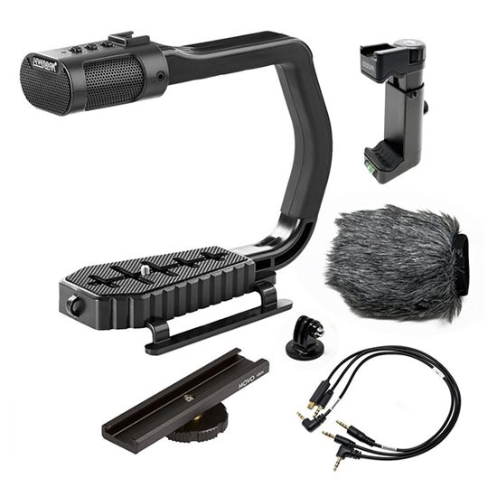 Sevenoak MicRig Video Camera Grip with Built-in Stereo Mic - Image 2