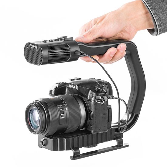 Sevenoak MicRig Video Camera Grip with Built-in Stereo Mic - Image 3