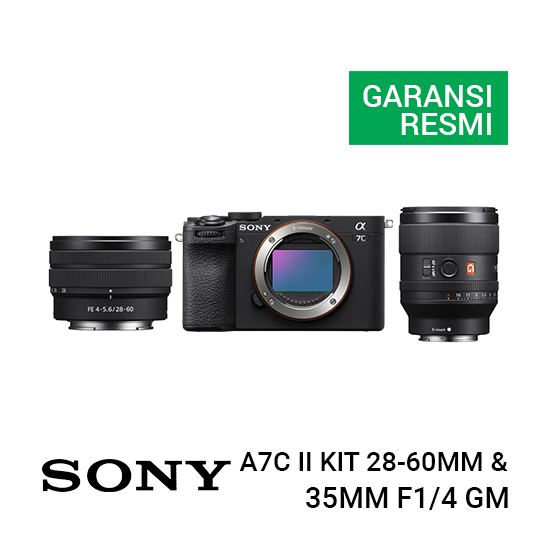Sony A7C II Kit 28-60mm+50mm f/1.4 GM