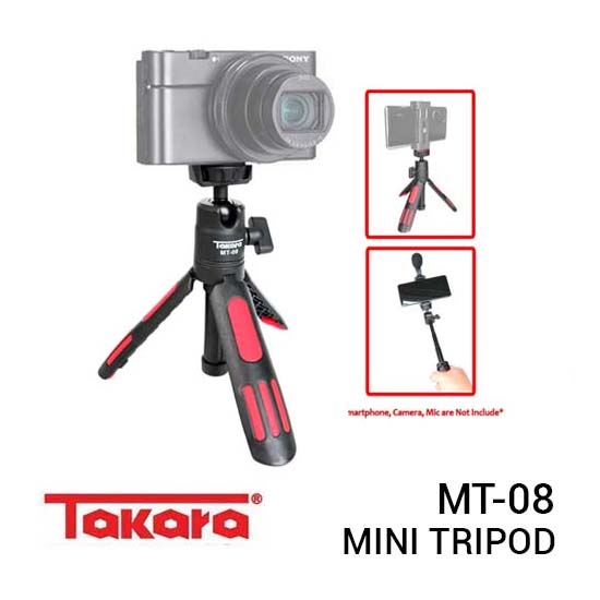 Takara MT-08 Extendable Mini Tripod Selfie Stick