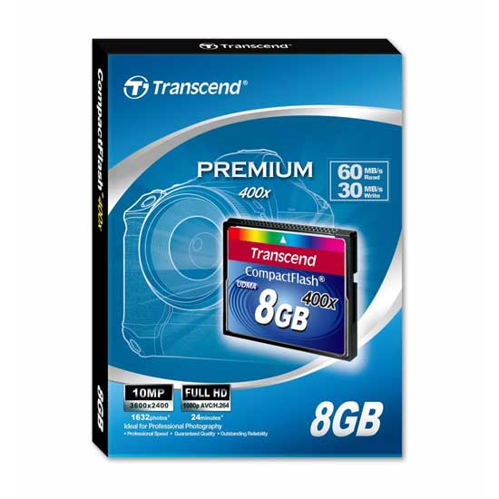 Transcend CompactFlash 400x 8GB - Image 3
