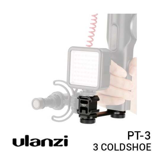 Ulanzi PT-3 Triple Cold Shoe Extension Bracket