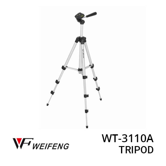 Weifeng WT-3110A Tripod Stand 4-Section Aluminium with Brace