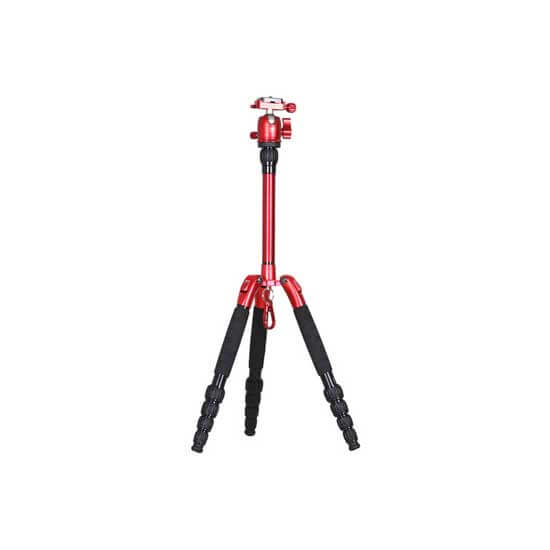 Sirui T-005SR Red Aluminium Tripod With B-00B Ballhead - Image 2