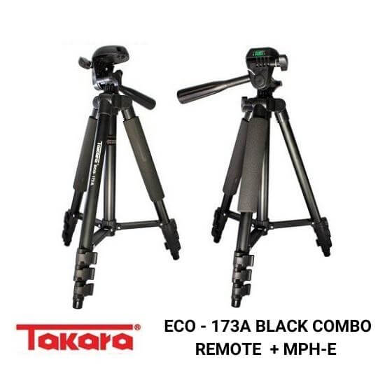 Tripod Takara Eco 173A Black Combo Remote