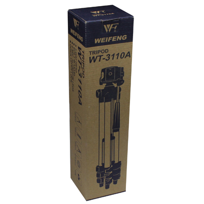 Weifeng WT-3110A Tripod Stand 4-Section Aluminium with Brace - Image 4