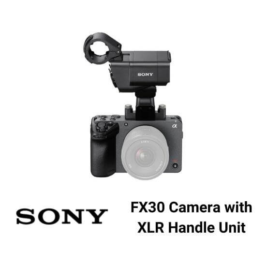 Sony FX30 Cinema Camera with XLR Handle Unit